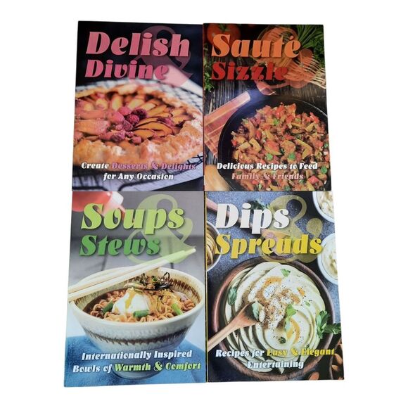 Delish Divine Cookbook Set - Multicolor - Picture 1 of 10